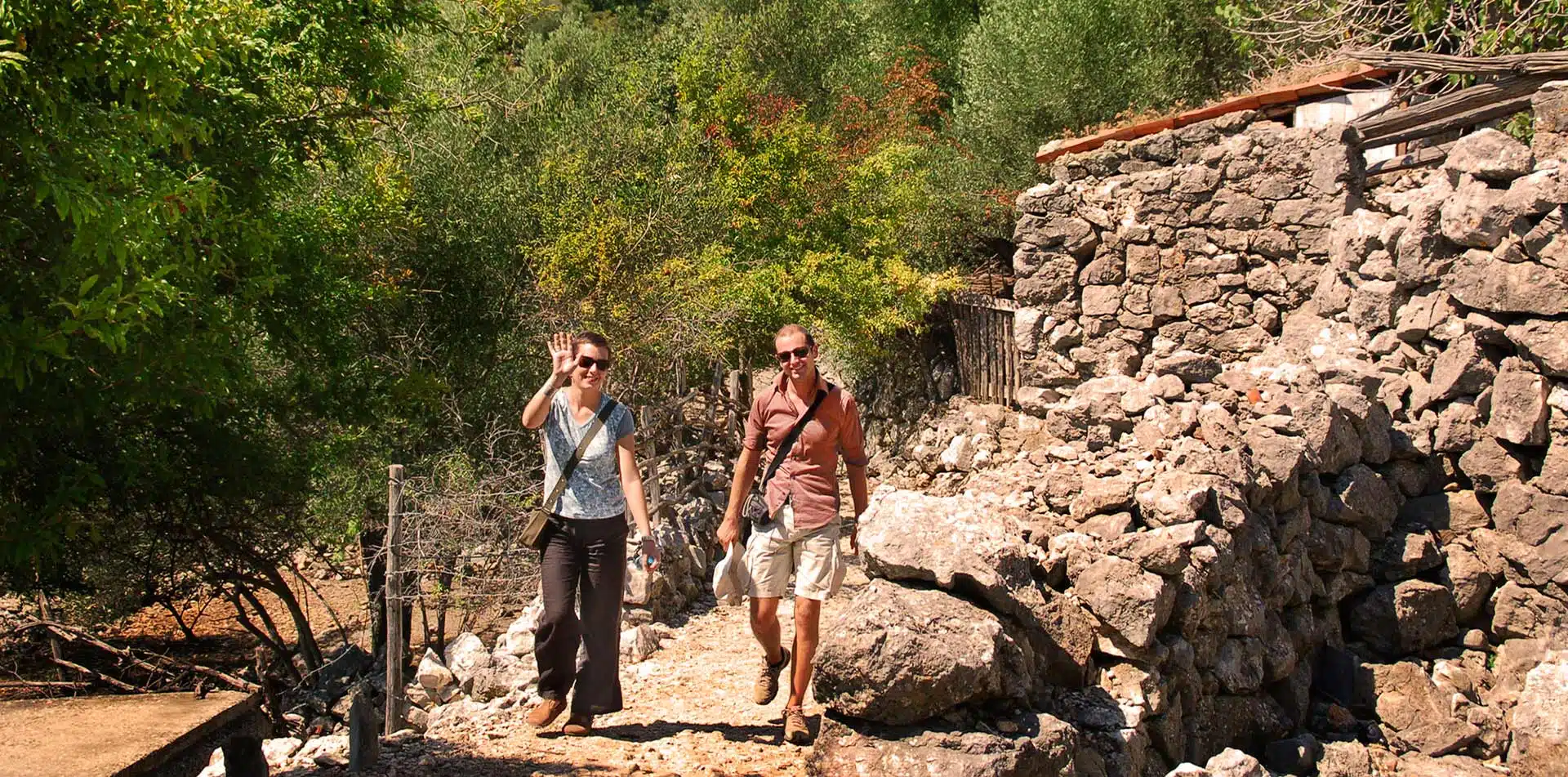 Classic Journeys Guide Livio Walking on Path in Croatia