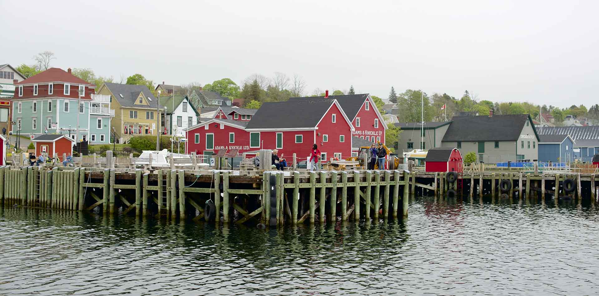 Small Village on the Coast of Nova Scotia, Canada