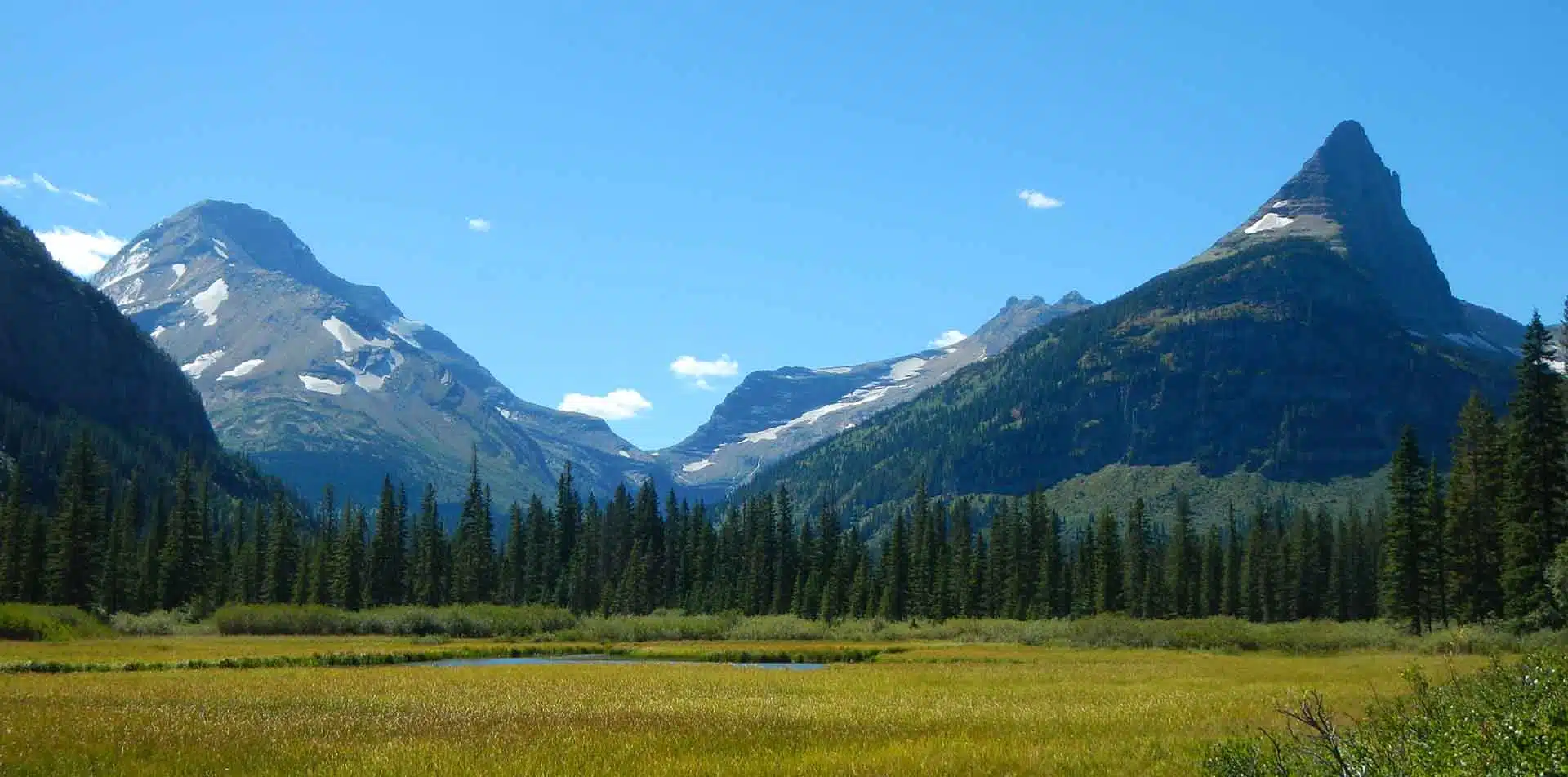 Landscape of Glacier National Park, Montana