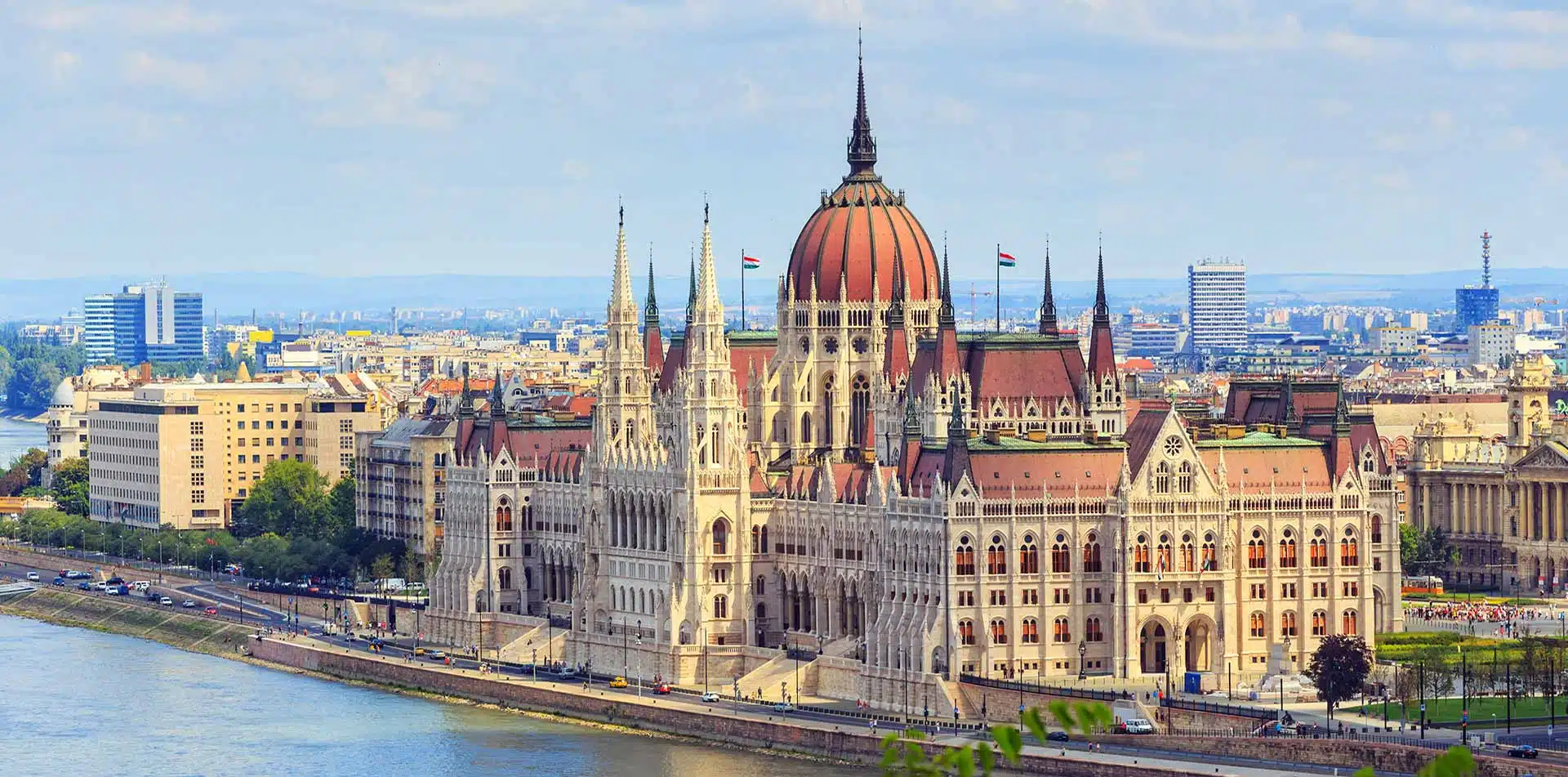 Hungarian Parliament Building in Budapest