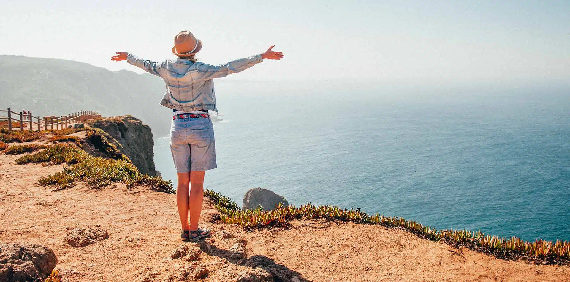 Women at Cabo da Roca, Portugal