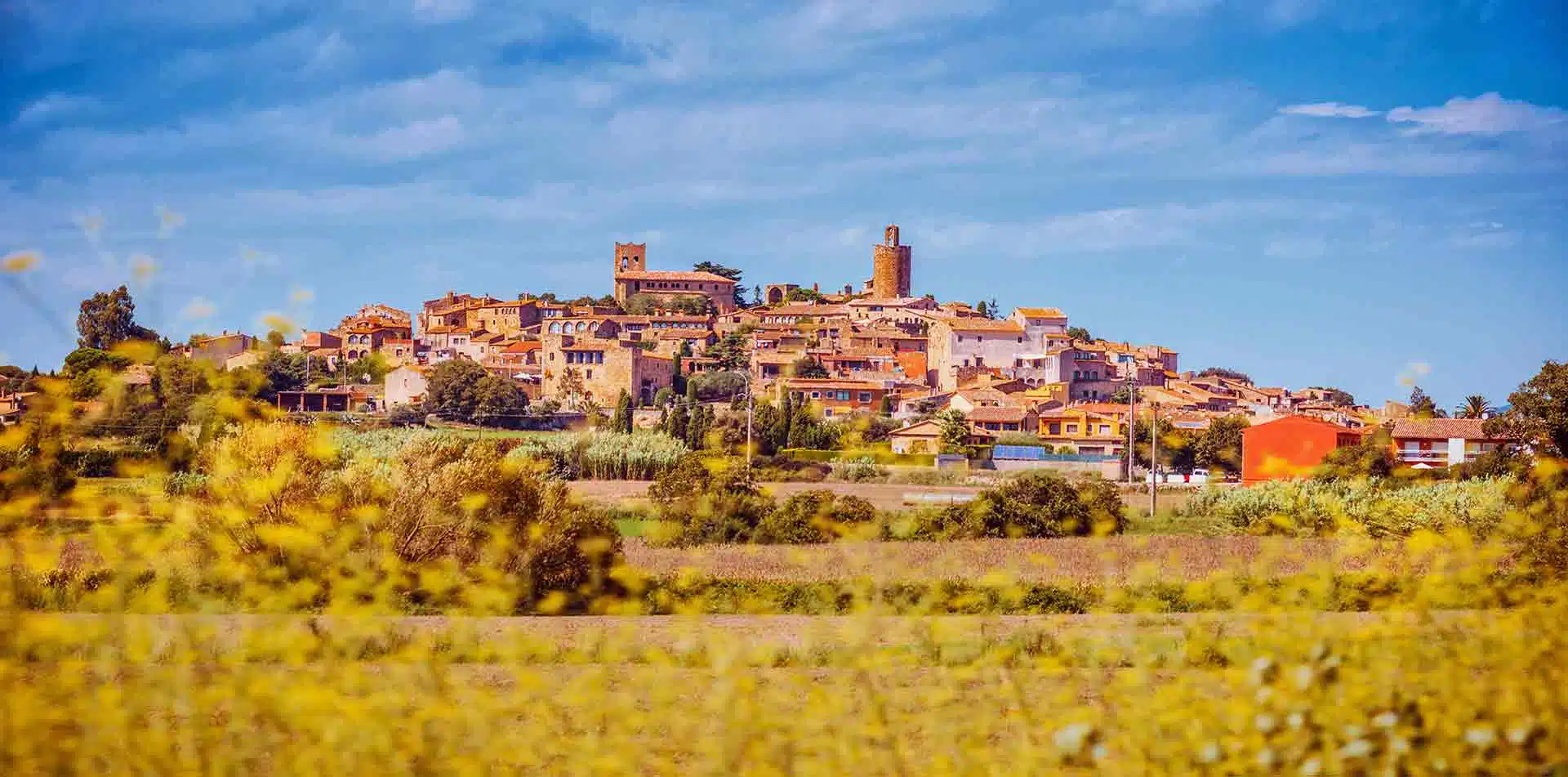 Town of Pals, Costa Brava, Baix Emporda, Spain