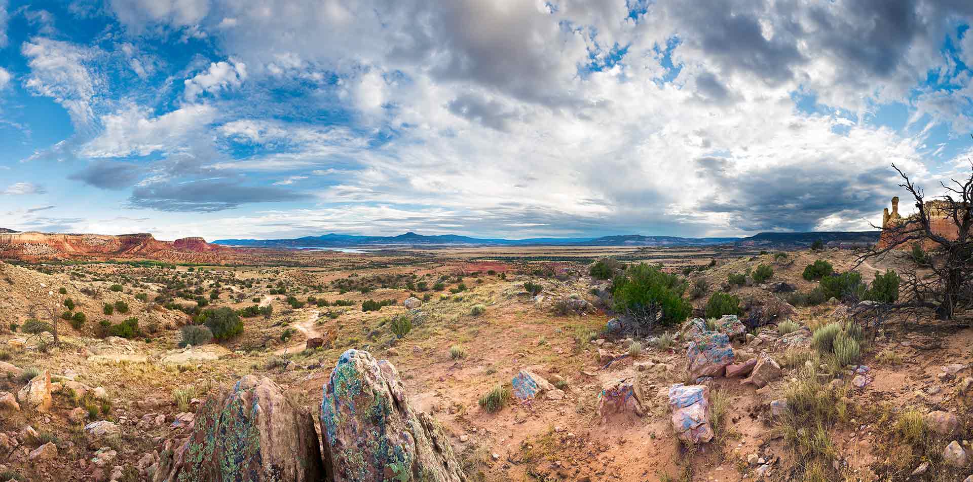 Panoramic of Red Rocks, New Mexico