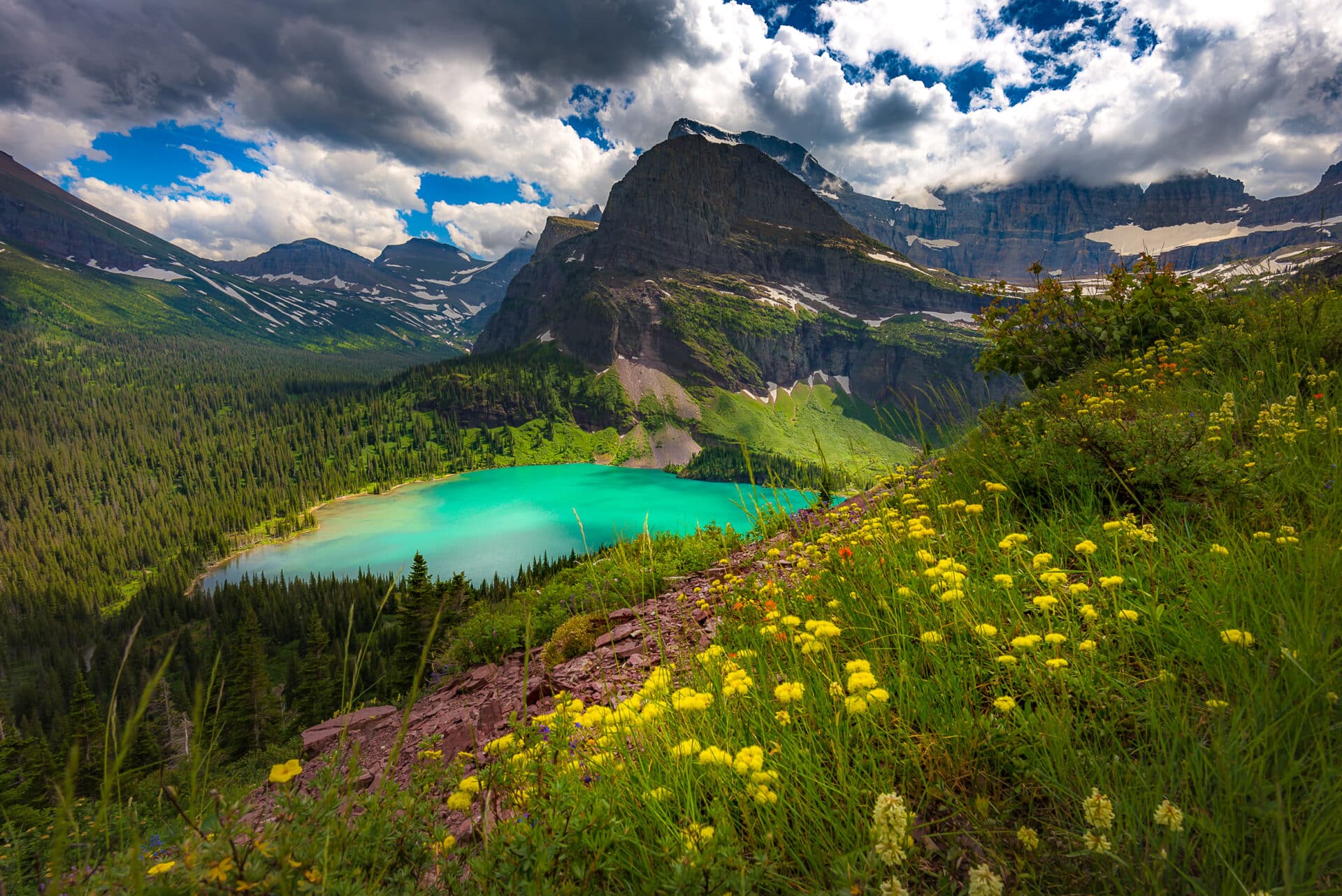 Stunning scenery at Glacier National Park