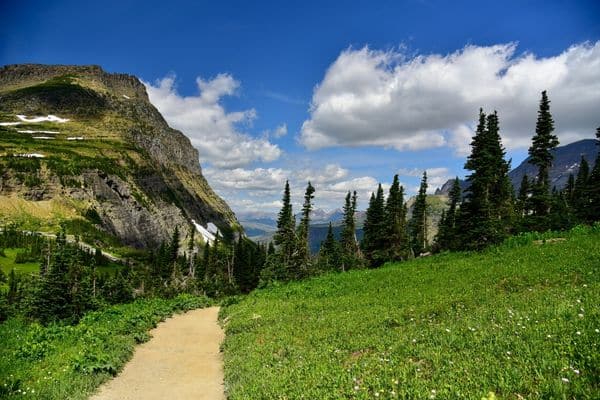 Highline Trail in Glacier National Park, MT