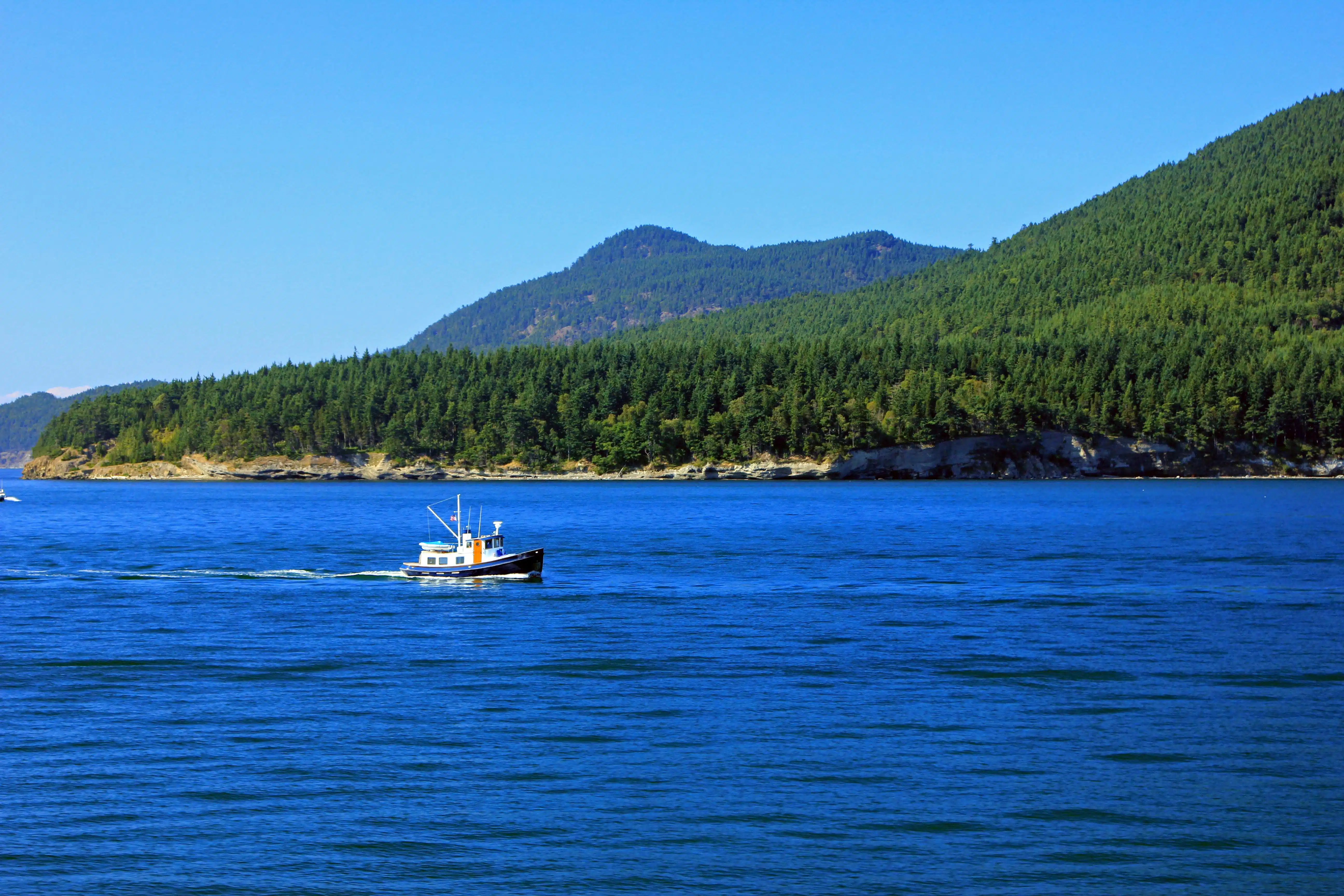 Fishing Boat in Puget Sound.