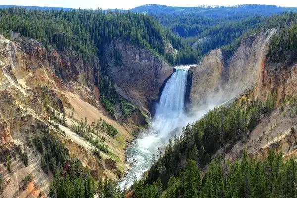 Yellowstone's Lower Cascade Falls