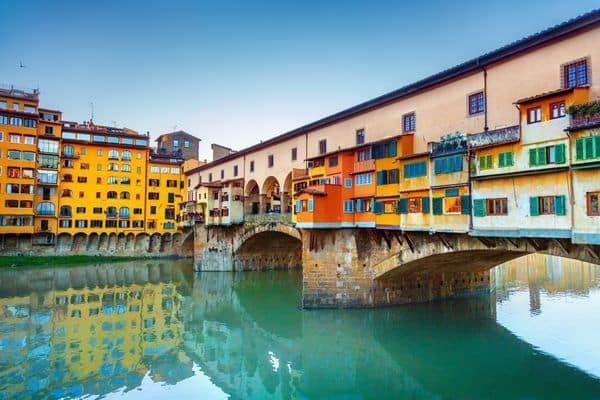 The Ponte Vecchio in Florence, Italy