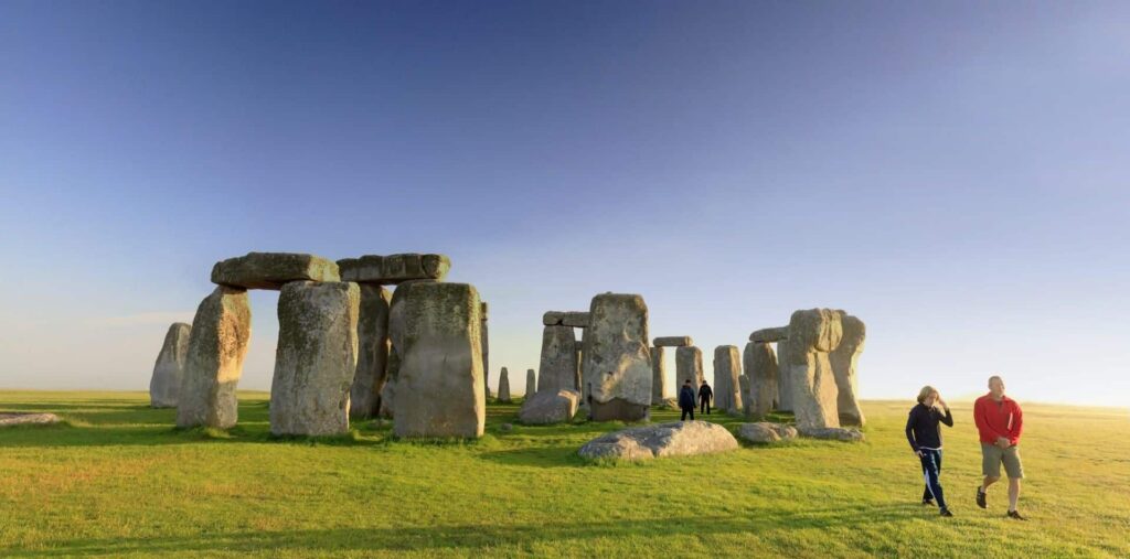 Guests at a private visit to Stonehenge in England