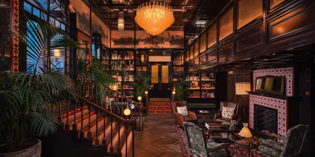 Lisbon, Portugal - The Ivens Hotel Interior Lobby