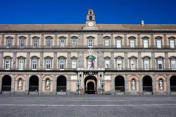 The Royal Palace in Naples, Italy