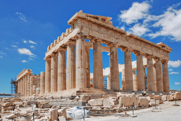 Experience the stunning ruins of the Acropolis in Athens, Greece.