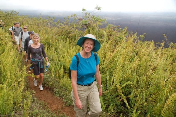 Walk through nature at Darwin's research Center in the Galapagos