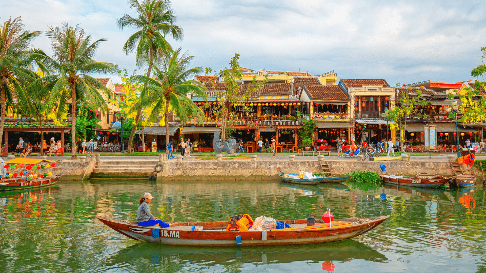 Boat in Hoi An Vietnam