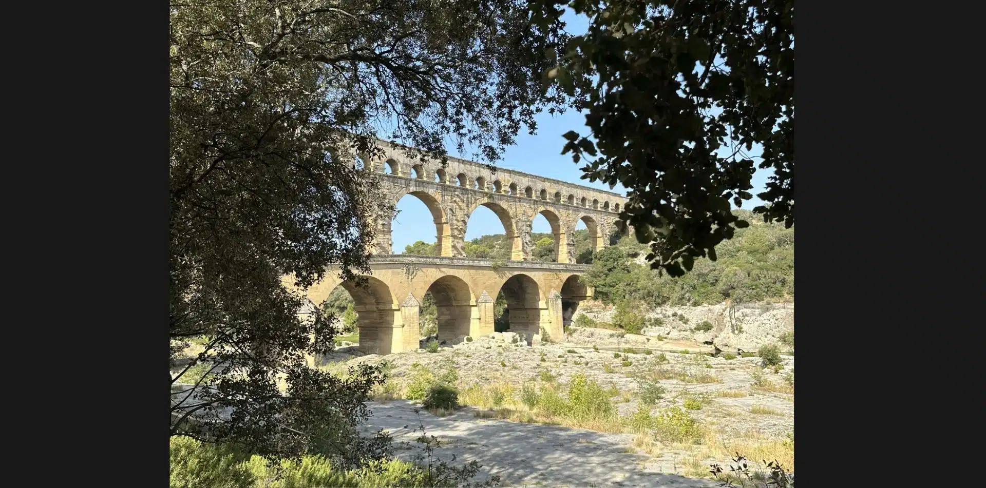 2 - Marvel at the stunning Pont du Gard aqueduct in Provence, France