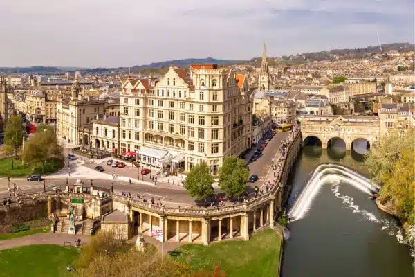 Stroll through the scenic town of Bath, England and learn about Jane Austen