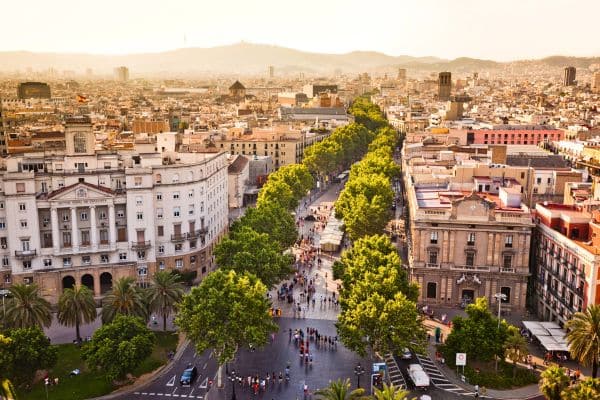 Stroll through La Rambla and the authentic Gothic Quarter in Barcelona