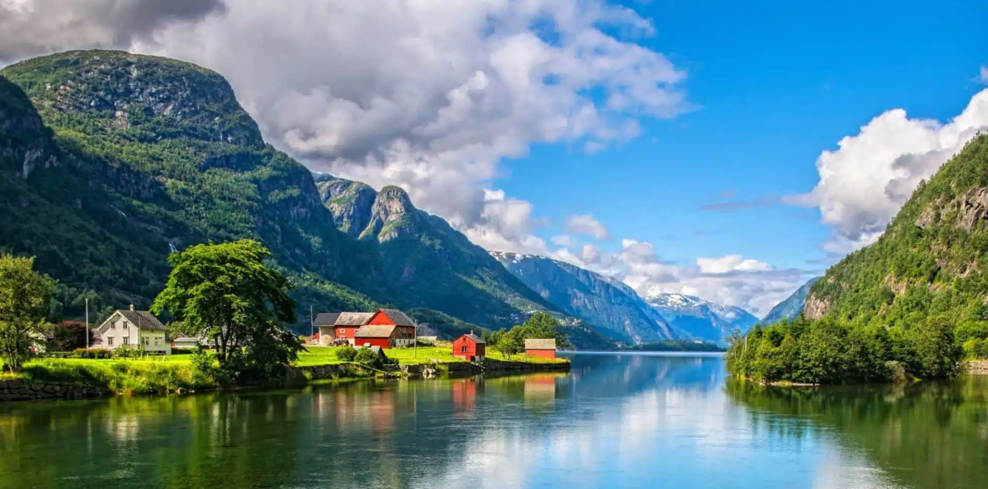 Enjoy the beautiful view in Norway