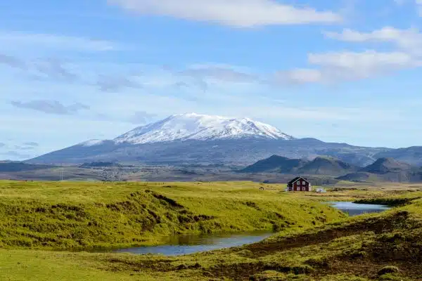 Iceland's majestic Mt. Hekla volcano