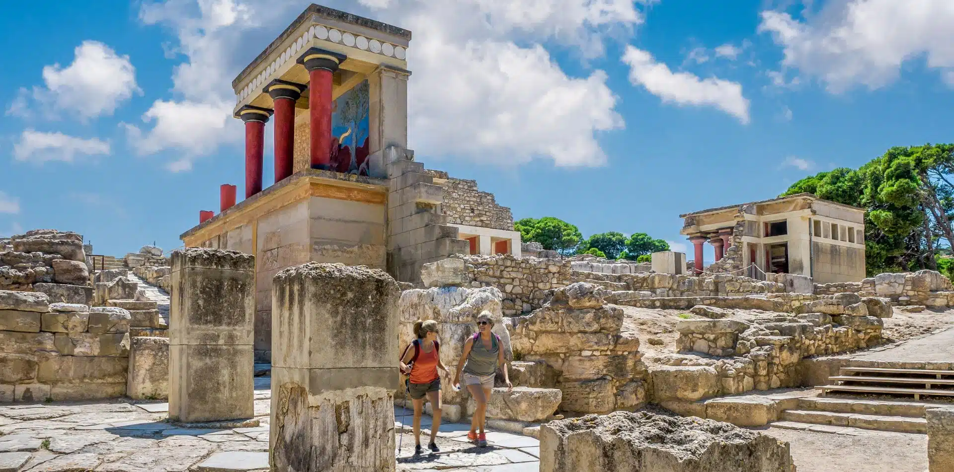 Get up close to the ancient ruins of the Palace of Knossos
