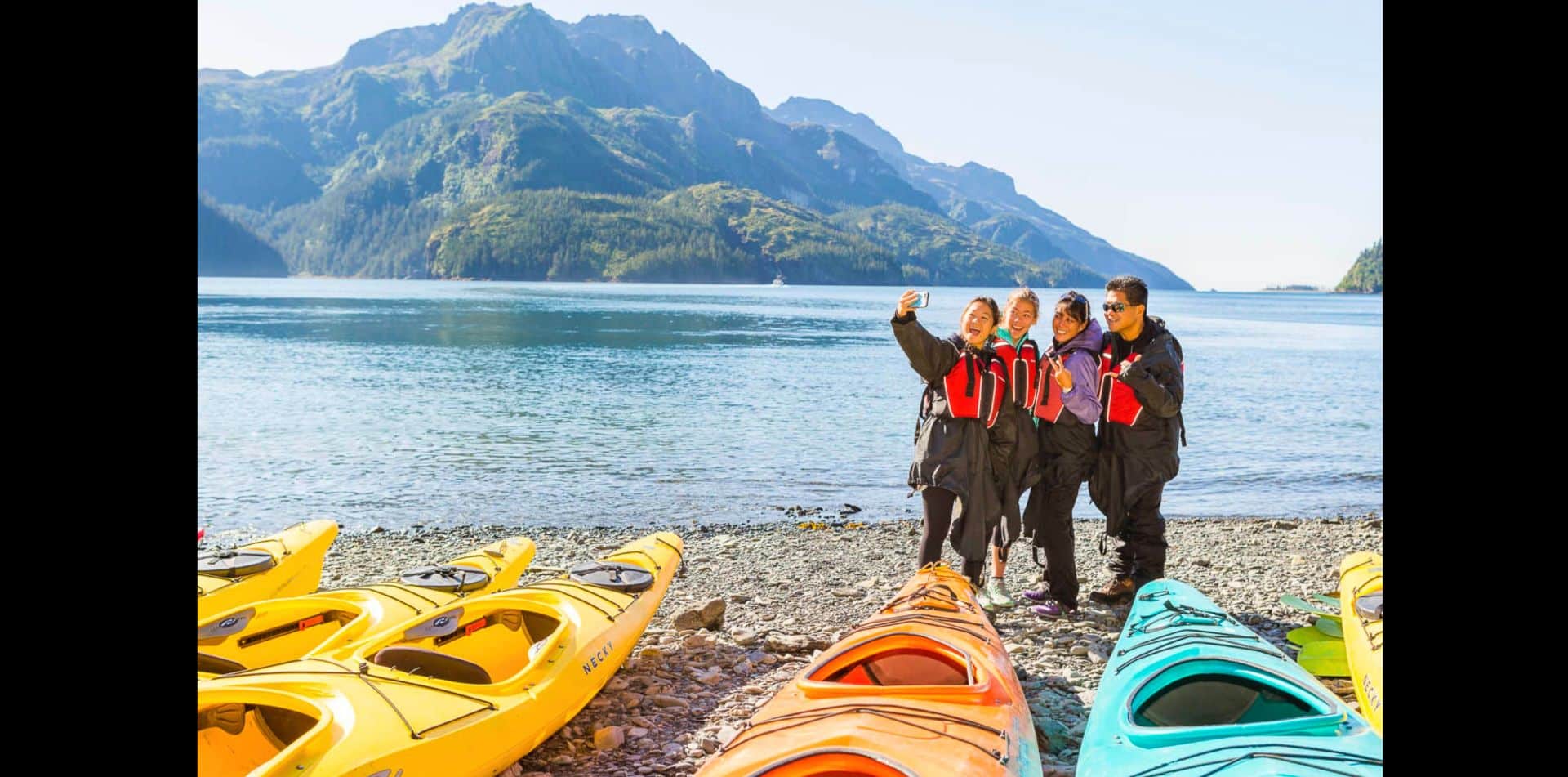 On tour, you'll be able to choose your own adventure: a gentle river-rafting excursion or riverside walk.