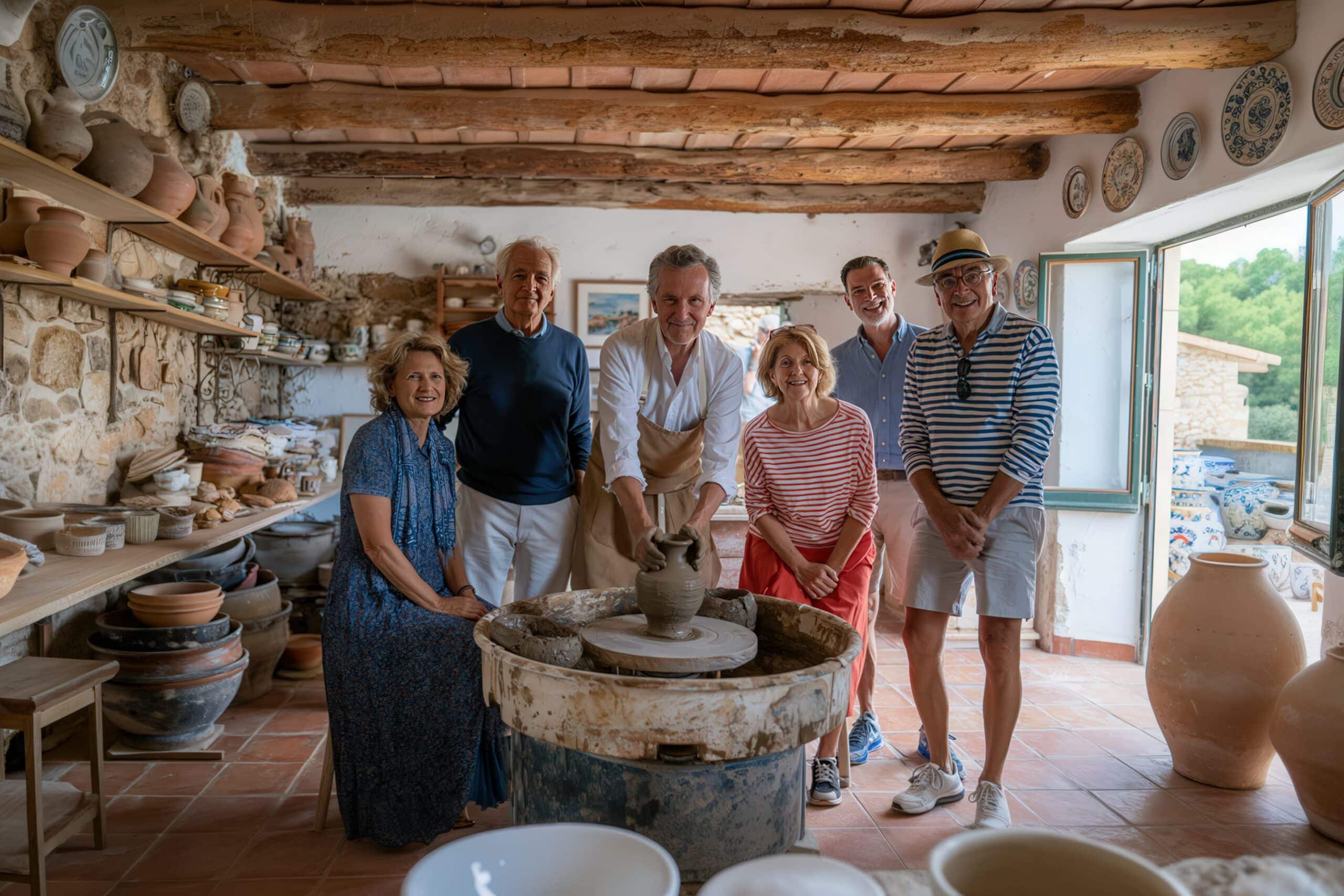 On tour, you'll visit with a local potter at his workshop and enjoy traditional Catalan cuisine for a true taste of life along the Costa Brava.