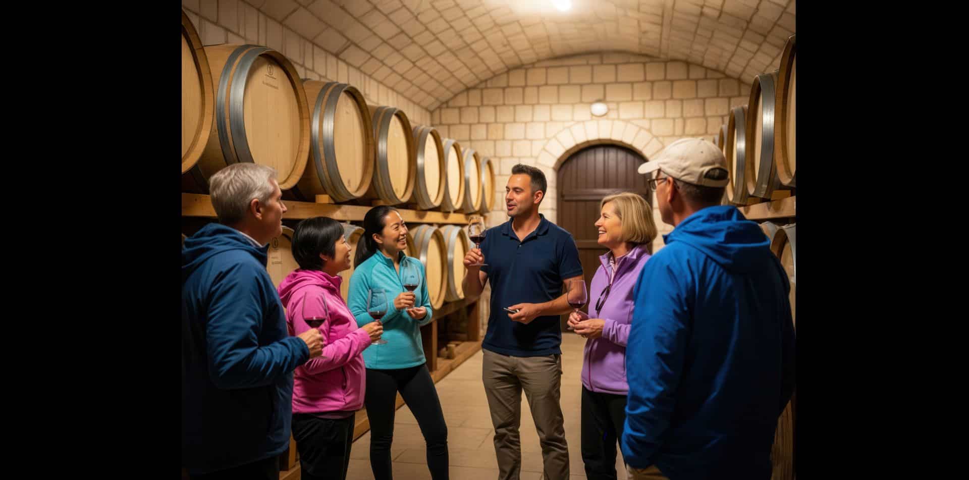 Walk along ancient vineyard paths before enjoying an intimate wine tasting with our friends to sample their award-winning wines.