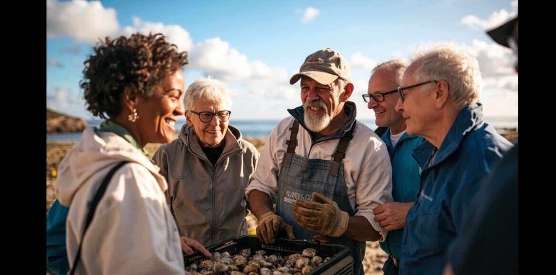 On tour you'll get to savor the seafood along the panoramic coast of Cancale, stopping to visit an oyster farm.