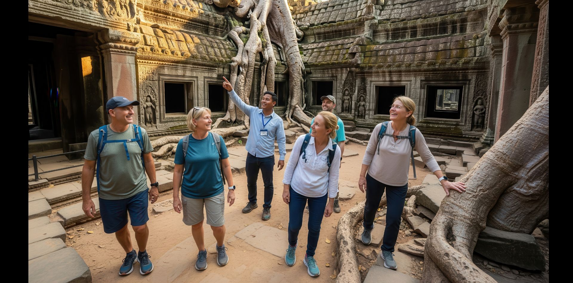 Enter Angkor Wat through a gate known only to the locals when exploring Cambodia with your expert local guide. 