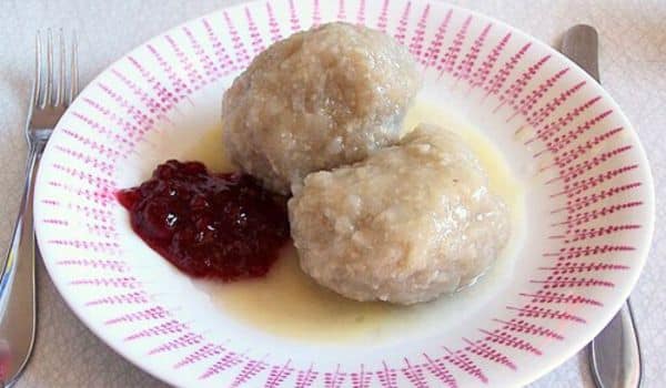 Plate of Raspeballer in Norway