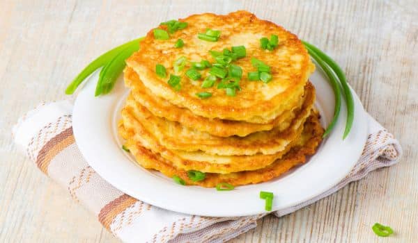 Czech Republic's popular dish of Bramboráky (Potato Pancakes)