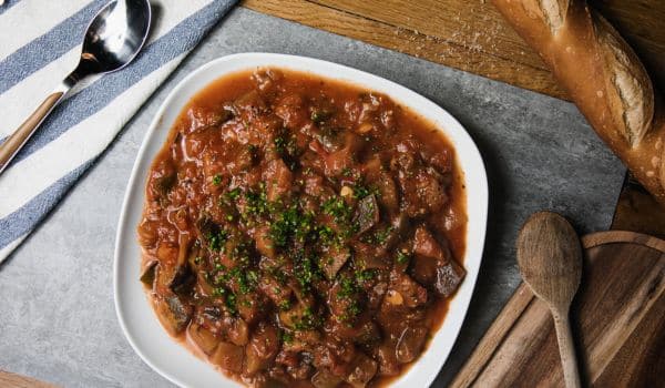 Bowl of Ratatouille (Vegetable Stew) in Provence