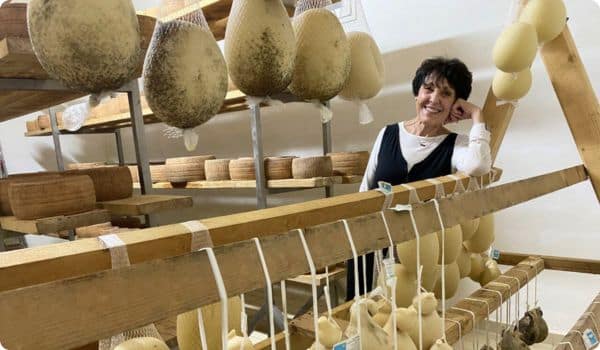 Fresh cheese in Puglia