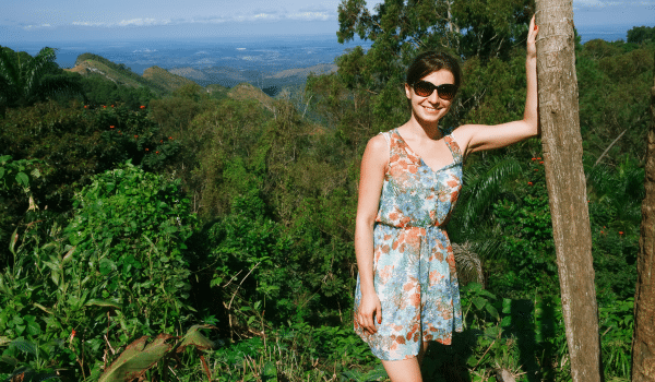 A solo traveler enjoying Cuba’s natural landscapes with ease