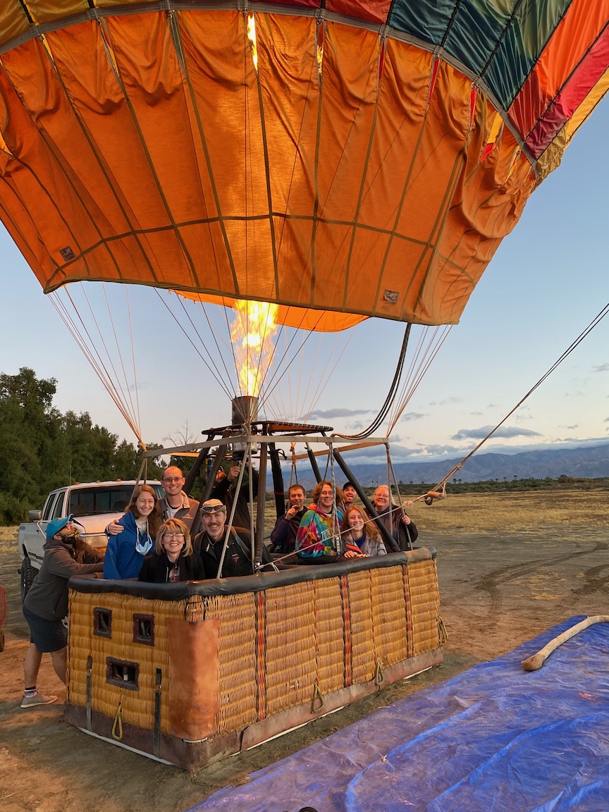 Joshua Tree Palm Springs Coachella Valley Group Hot Air Balloon