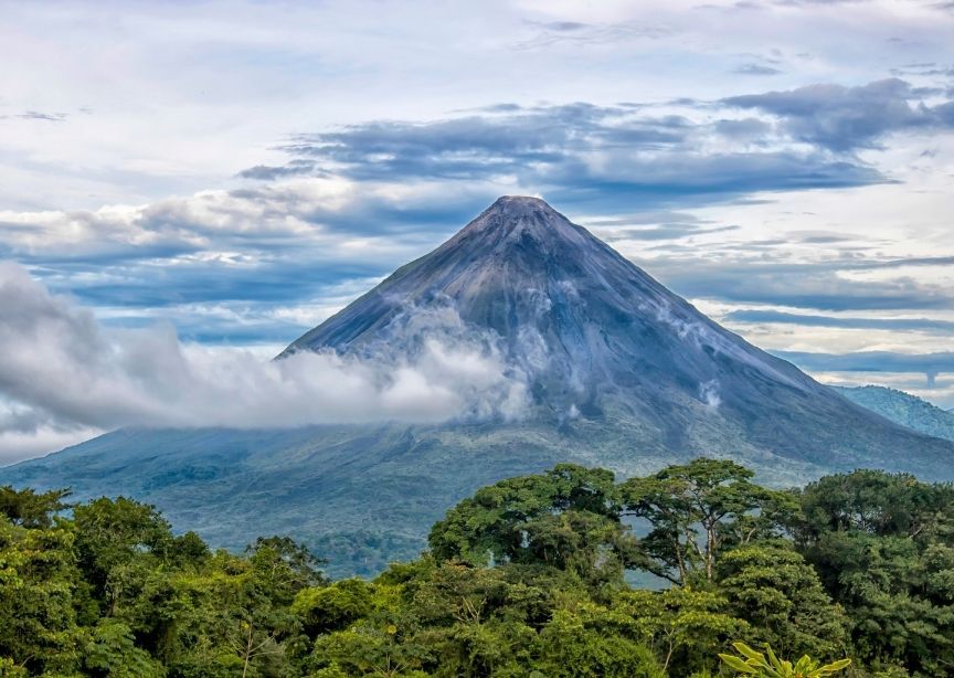 Costa Rica Arenal volcano landscape