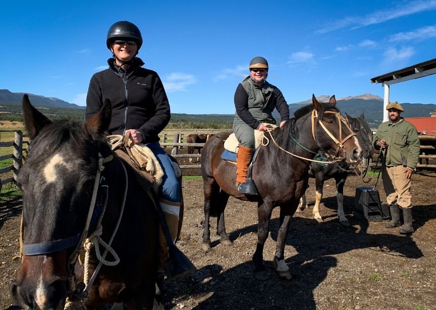 Guests on horseback Chile Easter Island