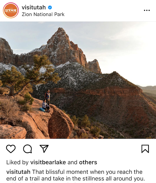 Zion National Park Visit Utah Instagram