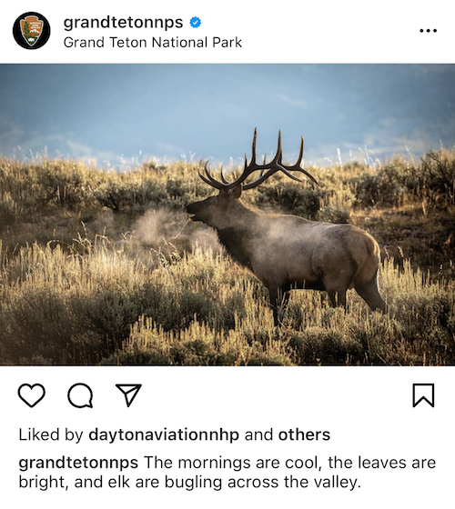 Grand Teton National Park Instagram