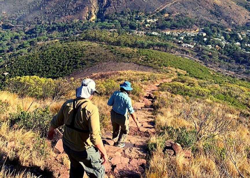 Classic Journeys Guests Walking Landscape South Africa