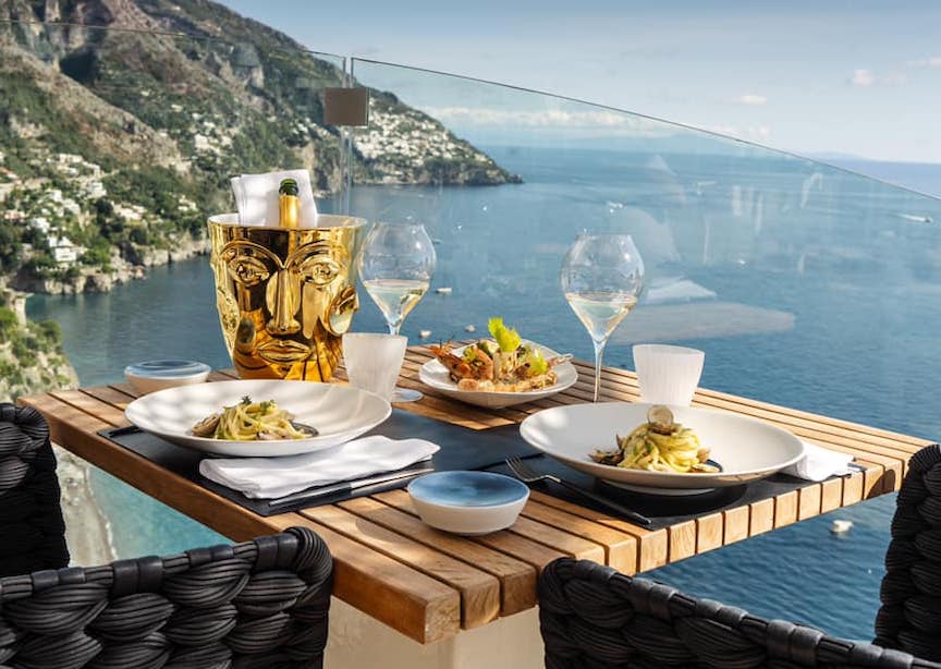 Villa Franca Positano Table For Two Amalfi View